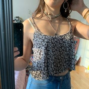 flower pattern tank top